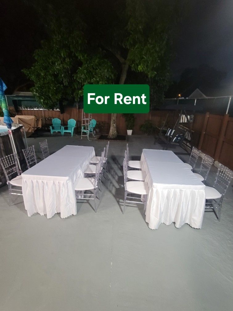 Mesas Manteles Sillas Cojines Para Fiestas