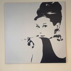 Audrey Hepburn Wall Canvas