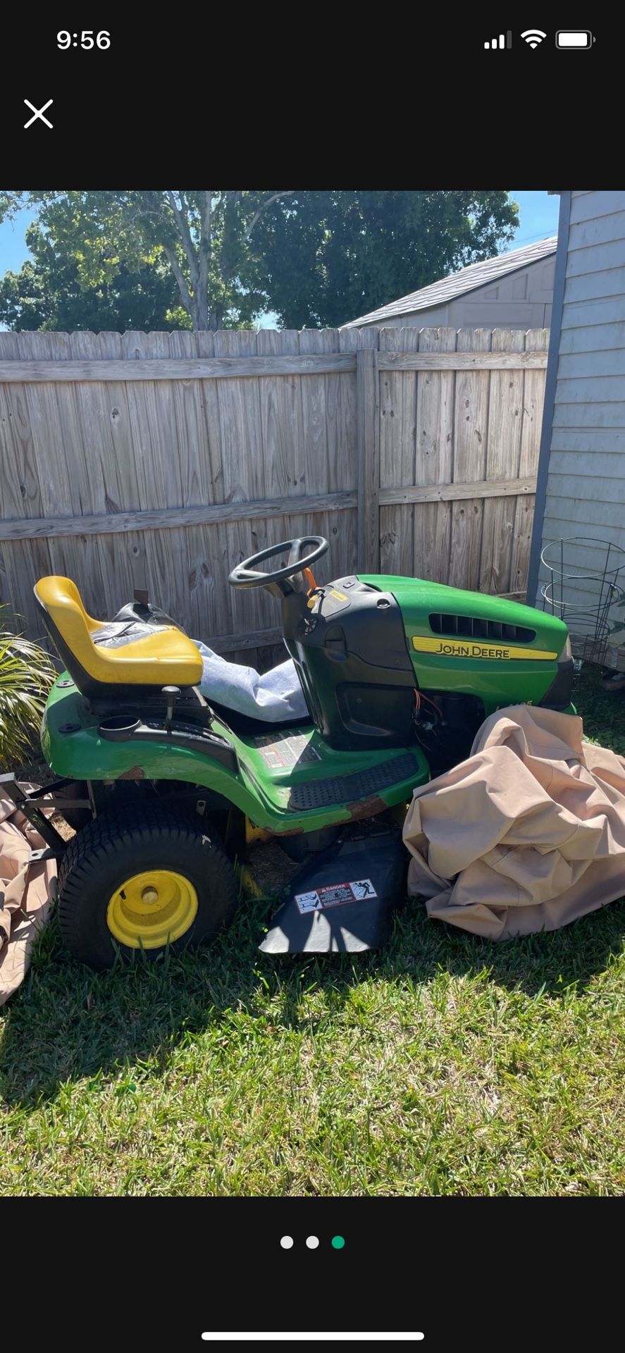 John Deere Riding Mower