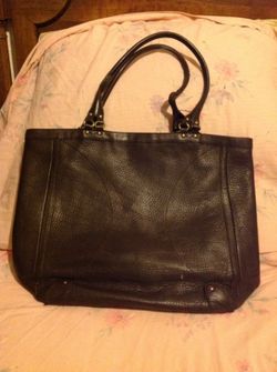 Cole haan brown leather purse