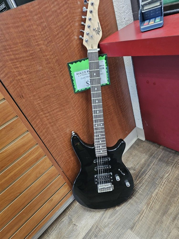 96091 Rogue Rocketeer Rr100 Pkbk 6-string Black Body Electric Guitar 594278