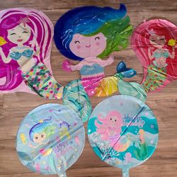 Mermaid Balloons Mermaid Decorations