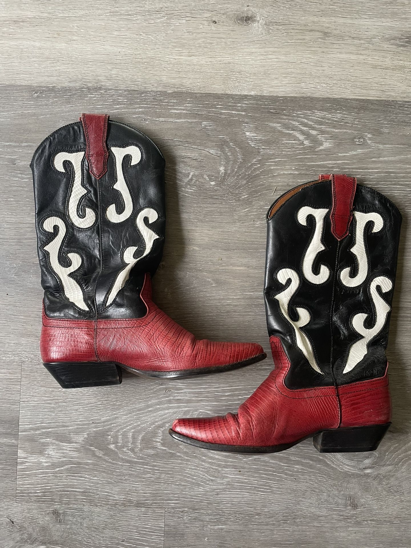 Nine West Vintage Western Cowboy Boots Size 8.5