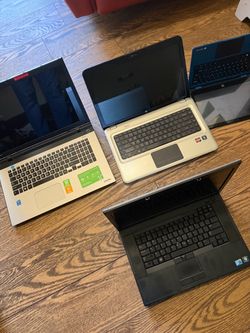 Computadoras para partes unas trabajan