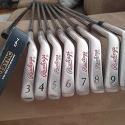 Rawlings Pure Gold Over Size Women's Ladies RH 3-PW Steel Golf Club Set + Putter