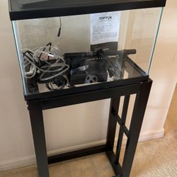 10 Gallon Aquarium, Stand and Accessories 