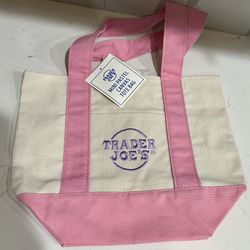 Trader Joe’s Mini Pastel Tote - New 