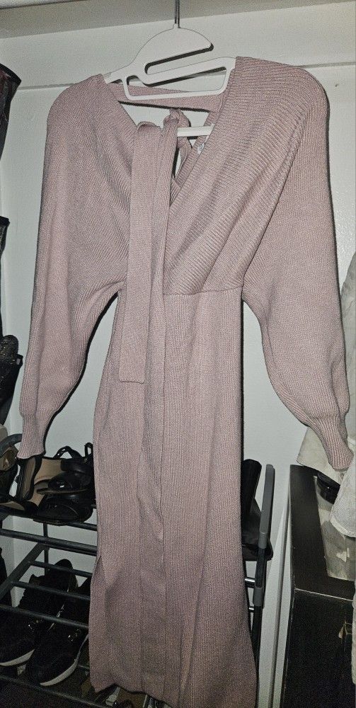 Blush Sweater Dress