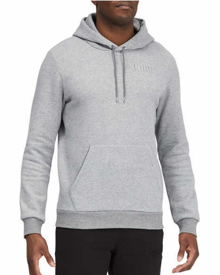 Puma Men’s Fleece Pullover Hoodie / Gray