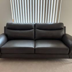 2 Leather Sofas