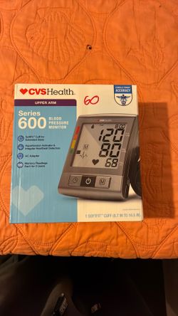 cvs health upper arm blood pressure monitor series 600