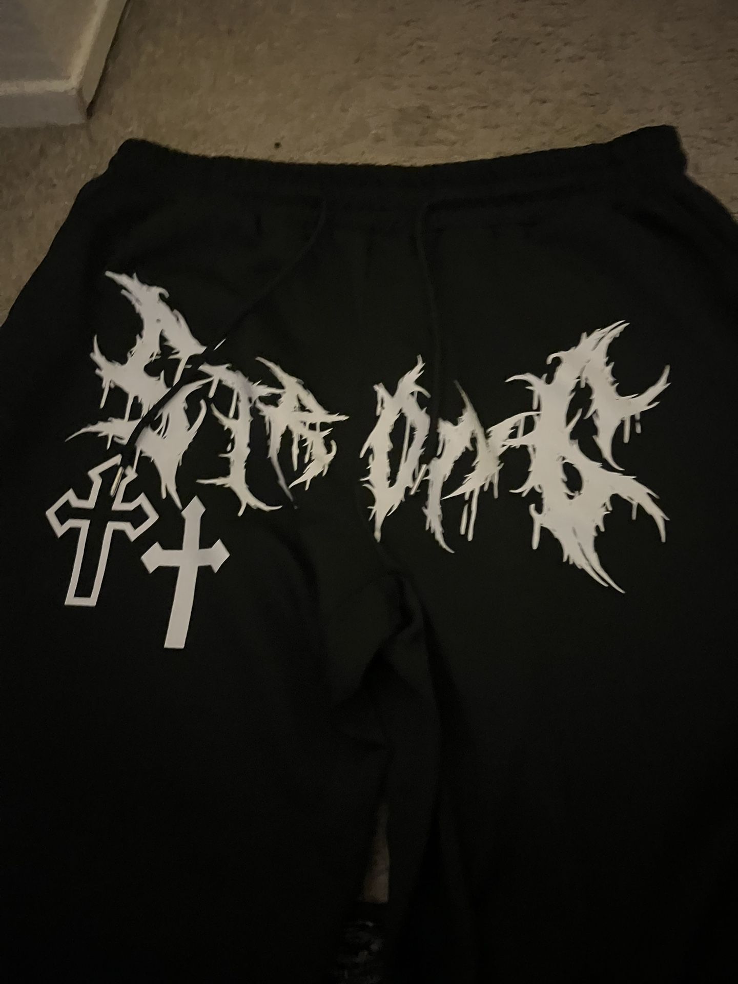 Joggers With Cross