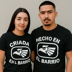 Chicano Style Couple Tee's 