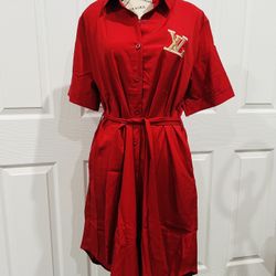 L*V Red Hot Polo dress 