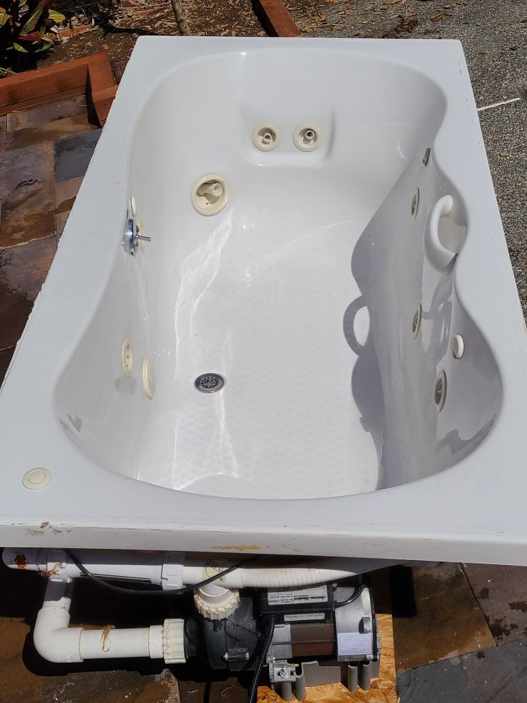 American standard 10 jets jetted indoor tub