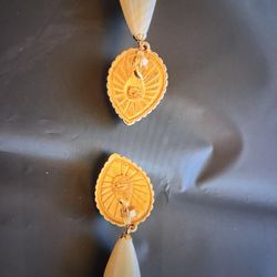 Yves Saint Laurent Vintage Gold Plated Faux 