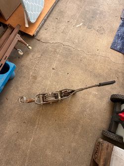 Used 2 Ton Come Along Winch Cable Puller – Rusty but Complete