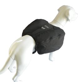 Dog Backpack for Hiking, Multifunctional Dog Day Pack Zippered Travel Dog Saddle Bag Outdoor Hiking Backpack with 2 Capacious Side Pockets for Small M