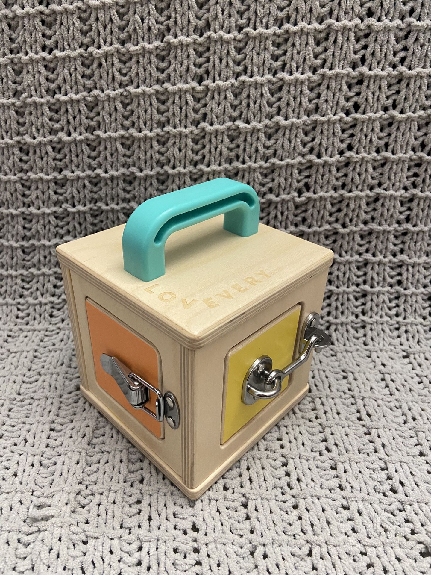 Wooden Baby Lovery Lockbox Toy