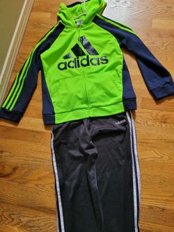 Adidas Youth Jacket And Pants Set Size 12/14 