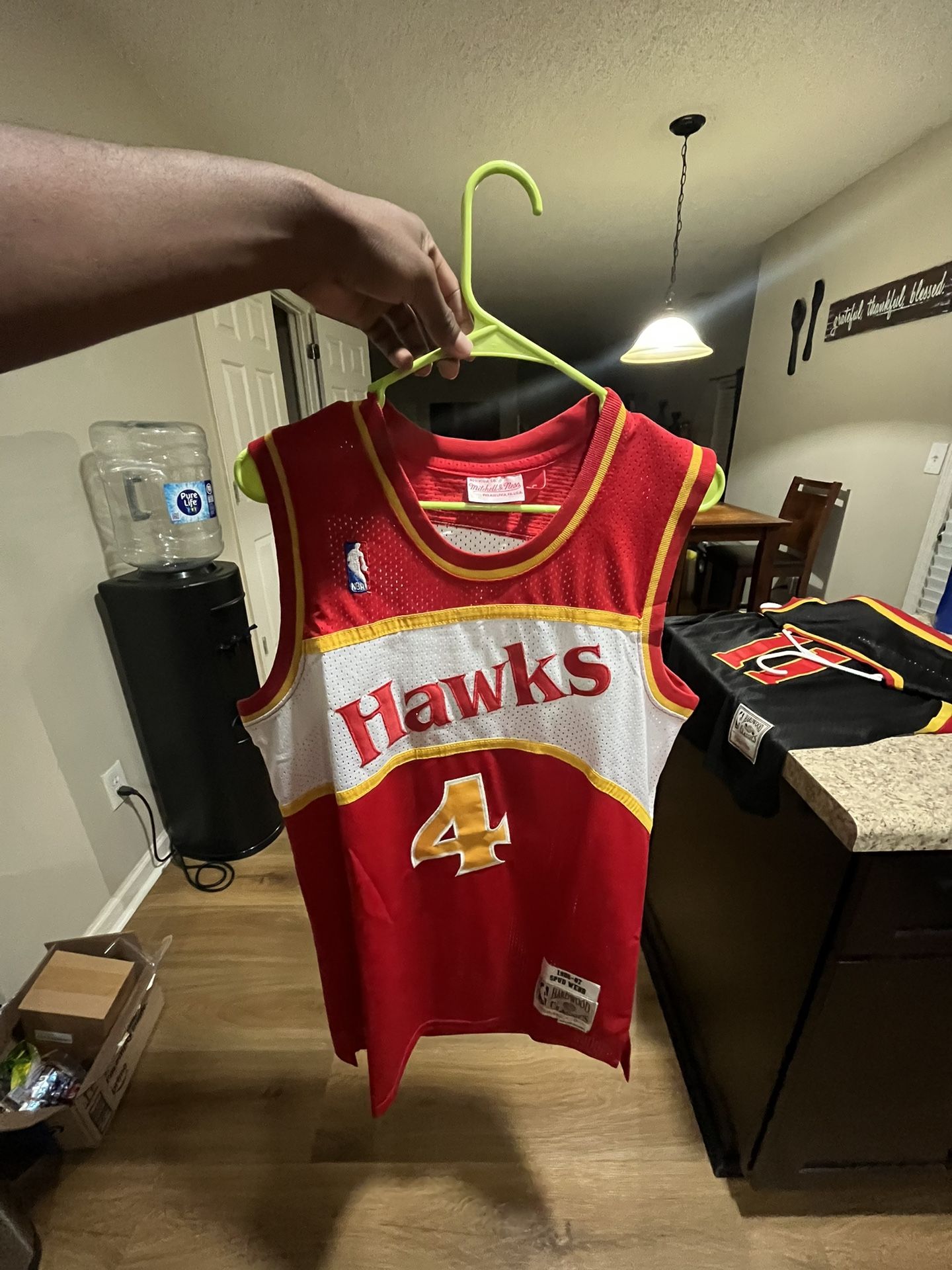 Spud Web Mitchell And Ness Real Jersey