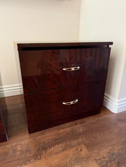 Dark Brown Wooden Drawer