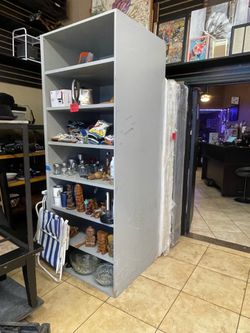 Gray cabinet