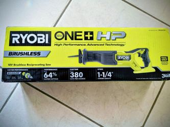 **Brand New** Ryobi 18V ONE+ HP Brushless Reciprocating Saw