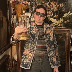 Antique Brass Candle Holders