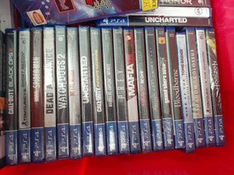Sony Ps4 games...