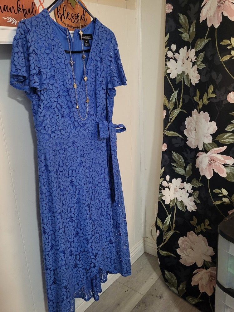Blue Modest Dress $10. Size 10P