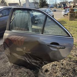 2011 Toyota Camry - Damaged Driver Side Rear Door, Windows Work