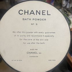 Bath Powder Coco Chanel Number 5 Size 730 8 OZ