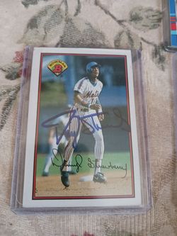 6 Autographed Baseball Cards