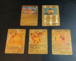 $5 for the 5 Pikachu cards together
