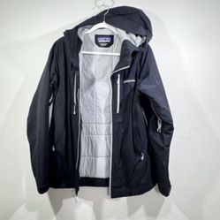 Patagonia Storm H2No Stretch Nano Coat Waterproof Black Women Medium