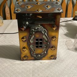 Vintage Thick, Heavy Brass Wall Mailbox.