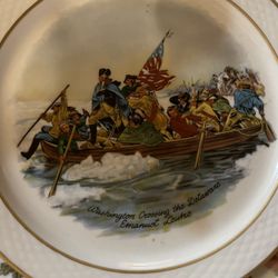 Washington Crossing The Delaware Plate