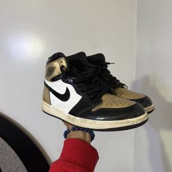 Jordan 1 Retro High NRG Patent Gold Toe