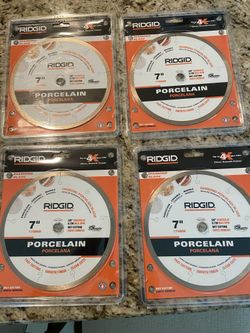 Ridgid 7” Wet Saw Blade