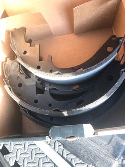 Brake shoes and Drums $110.00