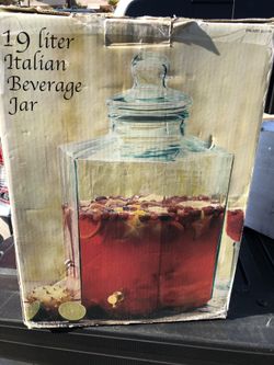 19 liter (5 gal) beverage jar