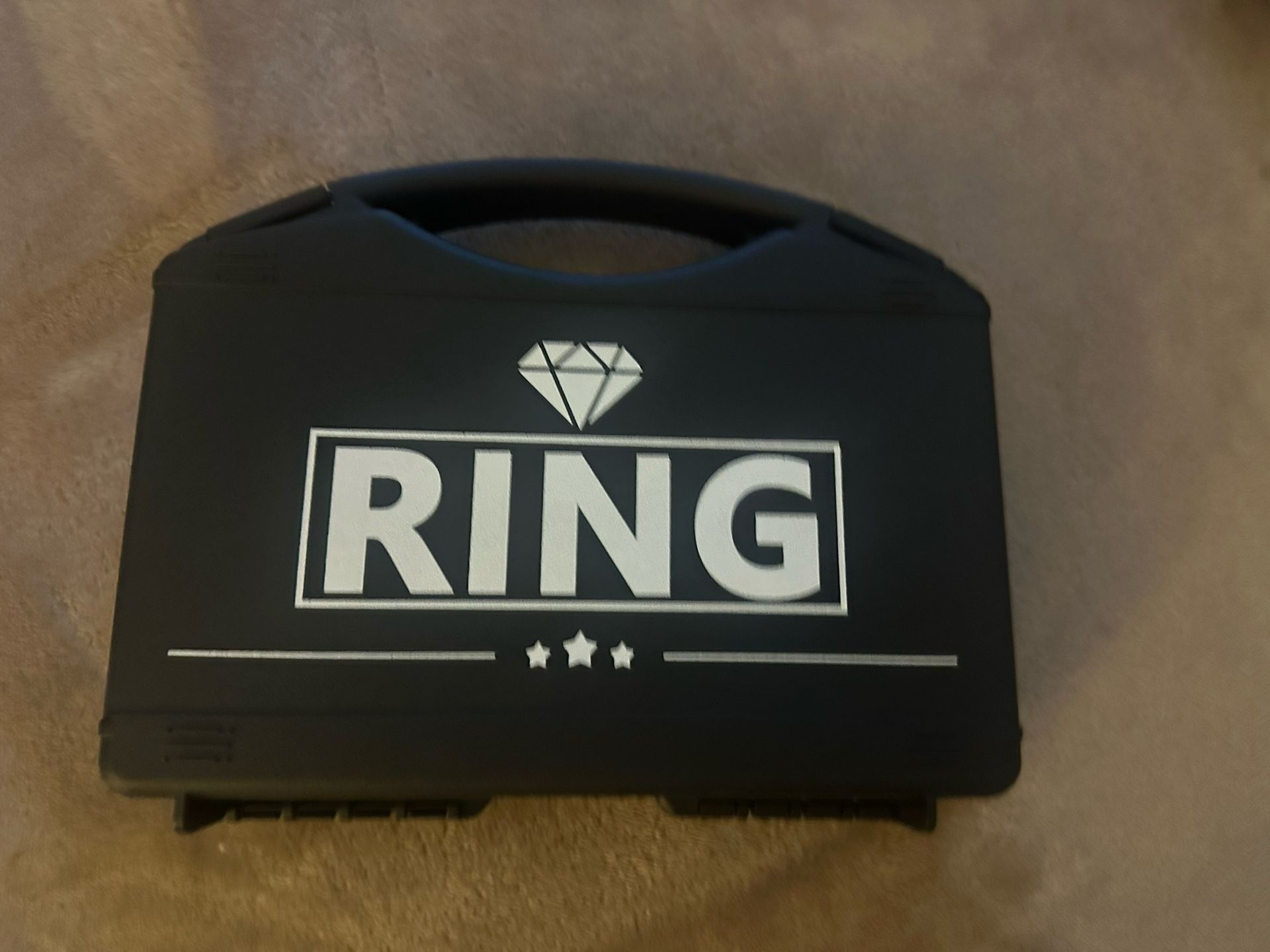 Ring Security Case and Badge - Wedding