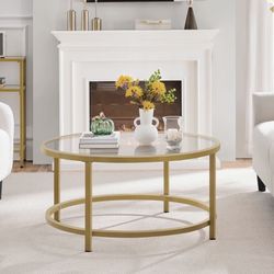 Like New Round Elegant Coffee Table-First $35 Gets