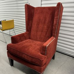 Red wingback Chairs
