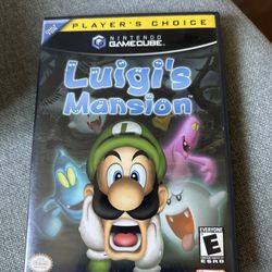 Luigi’s Mansion Box and Manual