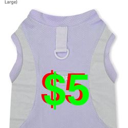 Dog Cooling Vest, Breathable & Stretchy Summer Dog Clothes, Quick-Dry Sleeveless Sports Shirt Tank Top, Sun Protection Pet Shirt for Medium & Large Do