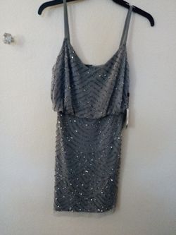 Silver party dress! New Year's!