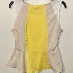 Yellow Top Beige White 