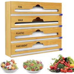 Bamboo 4 In 1 Wraps Dispenser 